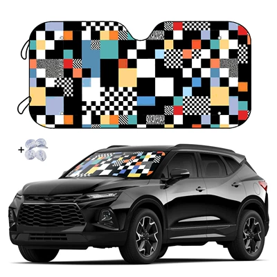 Sun shade — to Install and Store - 130cm70cm-mosaic