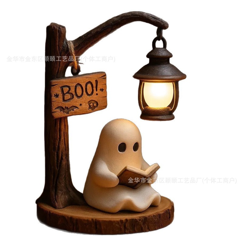 跨境新品Halloween Swing Ghost Decoration 万圣节秋千鬼魂装饰|undefined