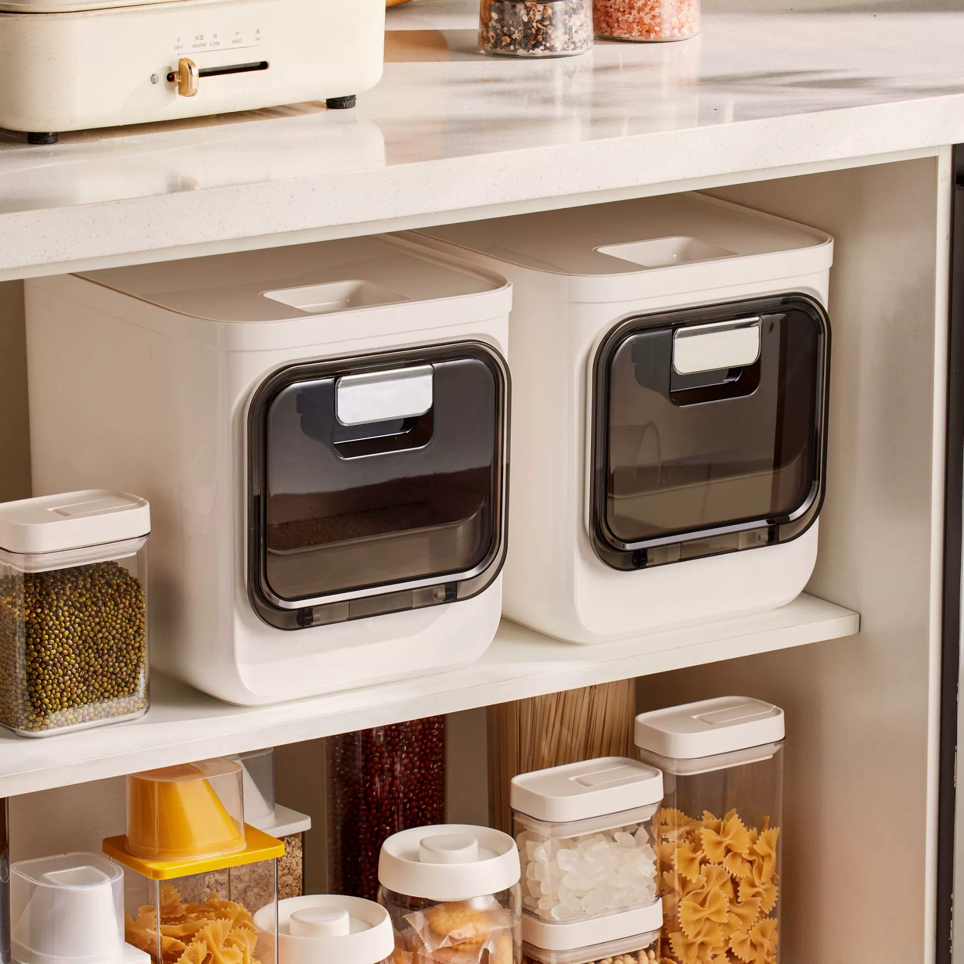 Ведро для хранения зерна для домашних животных Уплотненный влагостойкие ведро для риса для пищевых продуктов