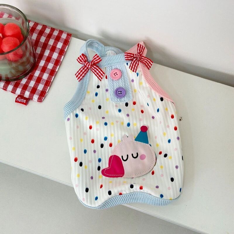 Pet Puppy Clothes Summer Thin Princess Style Vest Teddy Bichon Pomeranian Small Puppy Clothing
