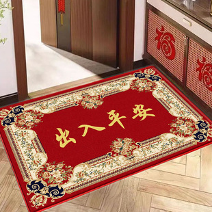 出入平安家用入户门口玄关地垫加厚水晶绒防滑耐脏易打理垫子脚垫-阿里巴巴