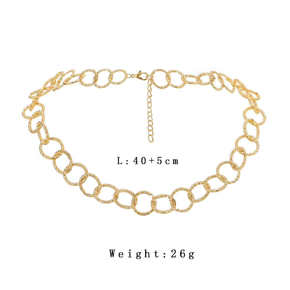 Fashion U Shape Iron Plating Unisex Necklace 1 Piece