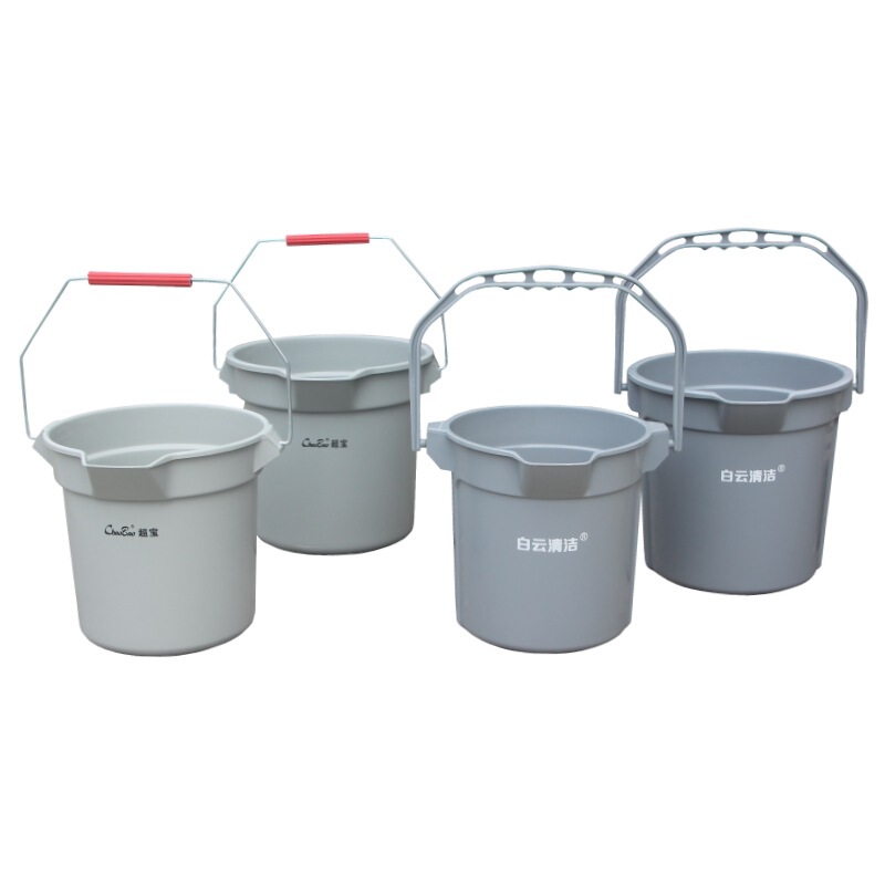 Water Bucket with Scale Household Cleaning small size Plastic Bucket with Water Bucket for Portable Car Thickened Bucket with Nouth Cleaning Bucket