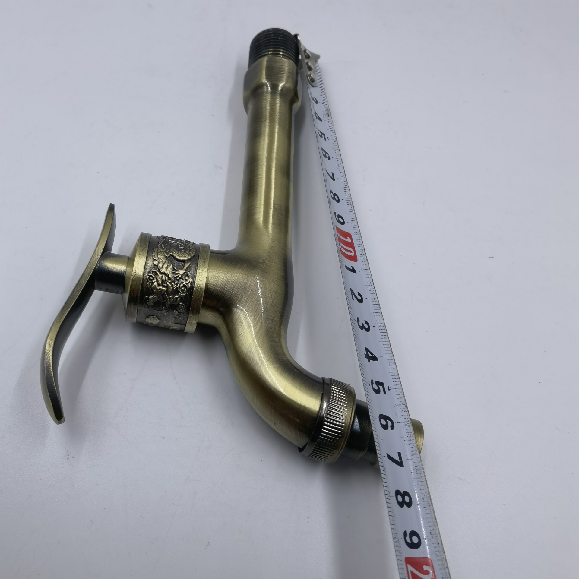 Antique-style washing machine faucet for single cooling, 4-minute special quick-opening extended mop sink, balcony faucet for household use Specification drawing