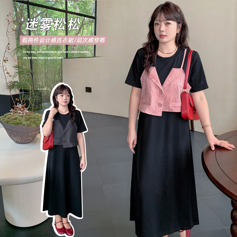  夏  XL-5XL 大きいサイズ ワンピース