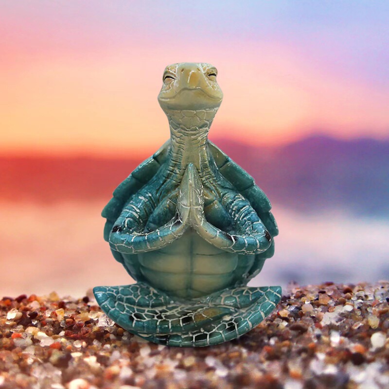 Cross-Border Meditation Turtle Meditation Creative Art Ornaments Resin Crafts Design Courtyard Home Simulation Turtle Cross-Border Meditation Turtle Meditation Creative Art Ornaments Resin Crafts Design Courtyard Home Simulation Turtle