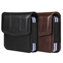 折叠屏插卡手机包适用三星ZFlip4腰包翻盖屏OPPO华为Pocket S挂包
