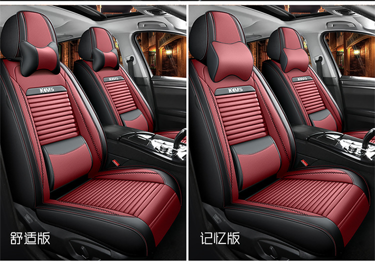 Car Seat Cover for All Seasons, Fully Enclosed Seat Cushion, Solid Waist Leather Car Seat Cushion, Fully Enclosed Car Seat Cover