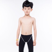 厂家直销可定制新款泳裤鲨鱼纹高档竞速五分防走光男款游泳裤氨纶