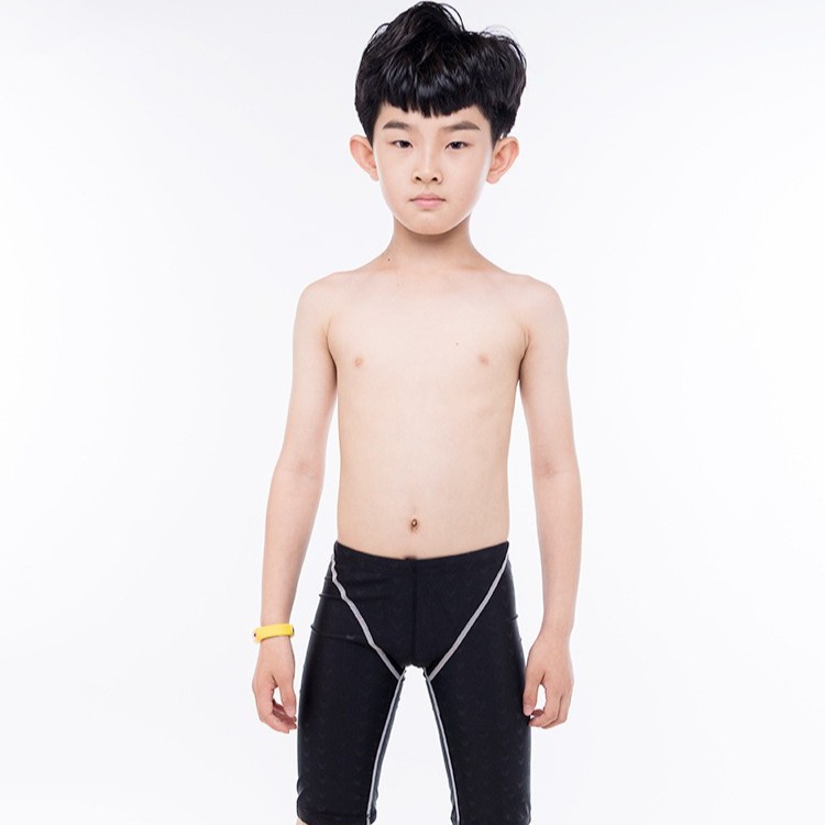 Factory Direct Sales, Customizable New Swimming Trunks, Shark Pattern, High-End Racing Five-Point Anti-Exposure Men's Swimming Trunks, Spandex