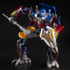 Baihui New Product Sky-Holder General Alloy Pole Upgrade Weapon Pack Transforming Toy Car Model King Kong 5 Gift