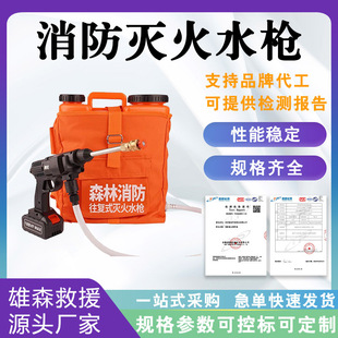 Forest fire fighting electric water gun to 20L backpack reciprocating fire fighting water gun direct 10m fan 7m