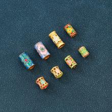 S925���y僺����{�m�Ų�ɫ����Ͱ���f��Ͳ�������diy�Ʒ���