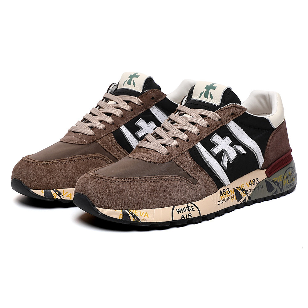 Comercio exterior transfronterizo nuevos zapatos masculinos premium, suela gruesa transpirable, zapatos deportivos casuales de cuero anti-pelú.