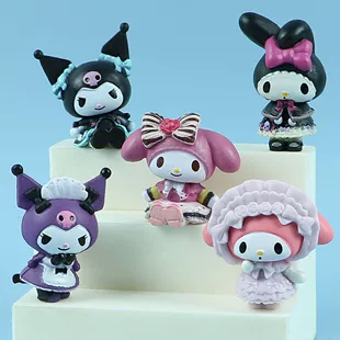 Фигурки Melody и Kuromi 5 видов Хэллоуин игрушки-сюрпризы