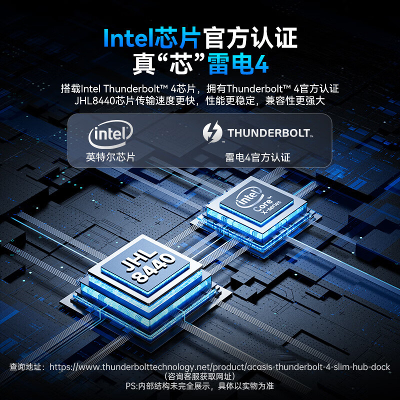 Thunderbolt 雷電4拡張ドック Thunderbolt認証 雷電4拡張 40Gbps 超高画質8K拡張ドック|undefined