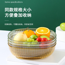 新款方形PET加厚果盘 家用商用耐摔桌面零食干果水果配菜吐骨盘子
