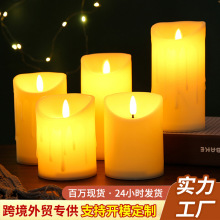 电子蜡烛灯 仿真假蜡烛七夕节情人节派对布置氛围灯led蜡烛灯跨境