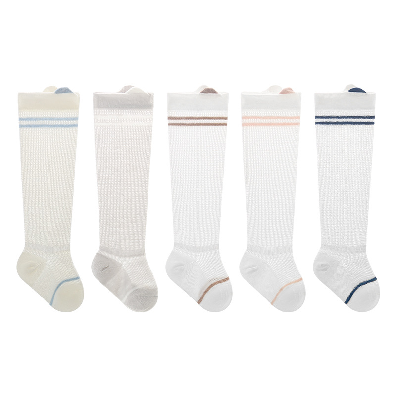 Calcetines para bebés Calcetines altos anti-mosquitos ultrafinos de verano Calcetines largos para bebés recién nacidos