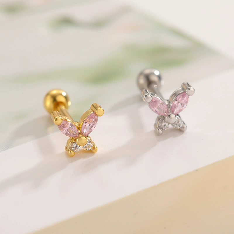 (Cross-border trading), universal piercing stainless steel, earrings