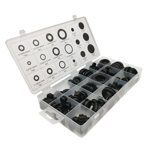 125PC automotive air conditioner sealing rubber ring o-ring protective coil string coil resistant to high temperature and high pressure boxed fluoride repair