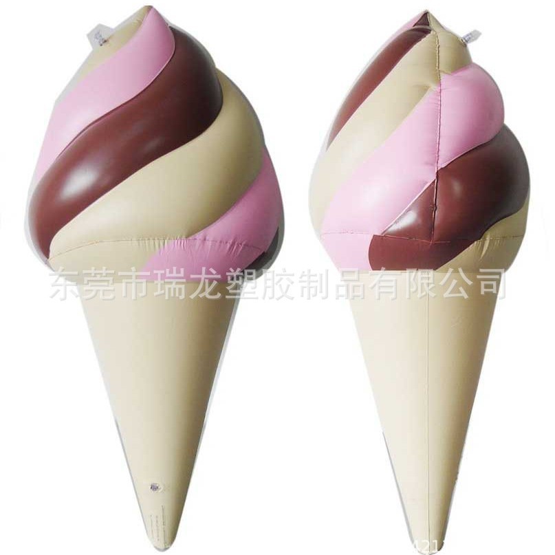 工厂PVC充气雪糕广告模型 充气甜筒雪糕 充气冰淇淋 充气蛋糕