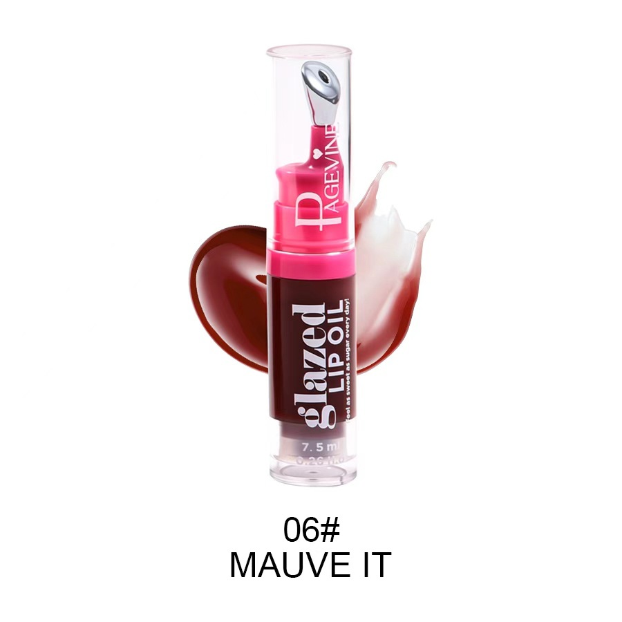 Cross-border PAGE VINE ALUMINIUM ICE TOLOR LABIAL Gloss de alto brillo e hidratación profunda y suave