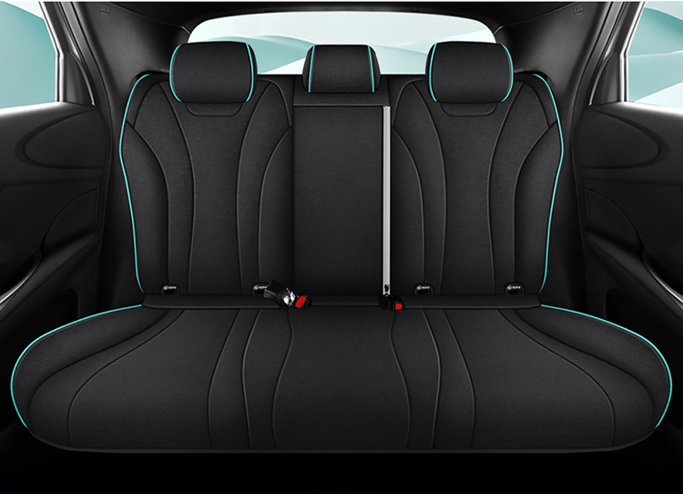 BYD Dolphin Smart Driving Edition EV Seat Cover - Special Full-Coverage Car Cushion, All-Season Seat Cover in Cotton and Linen Fabric