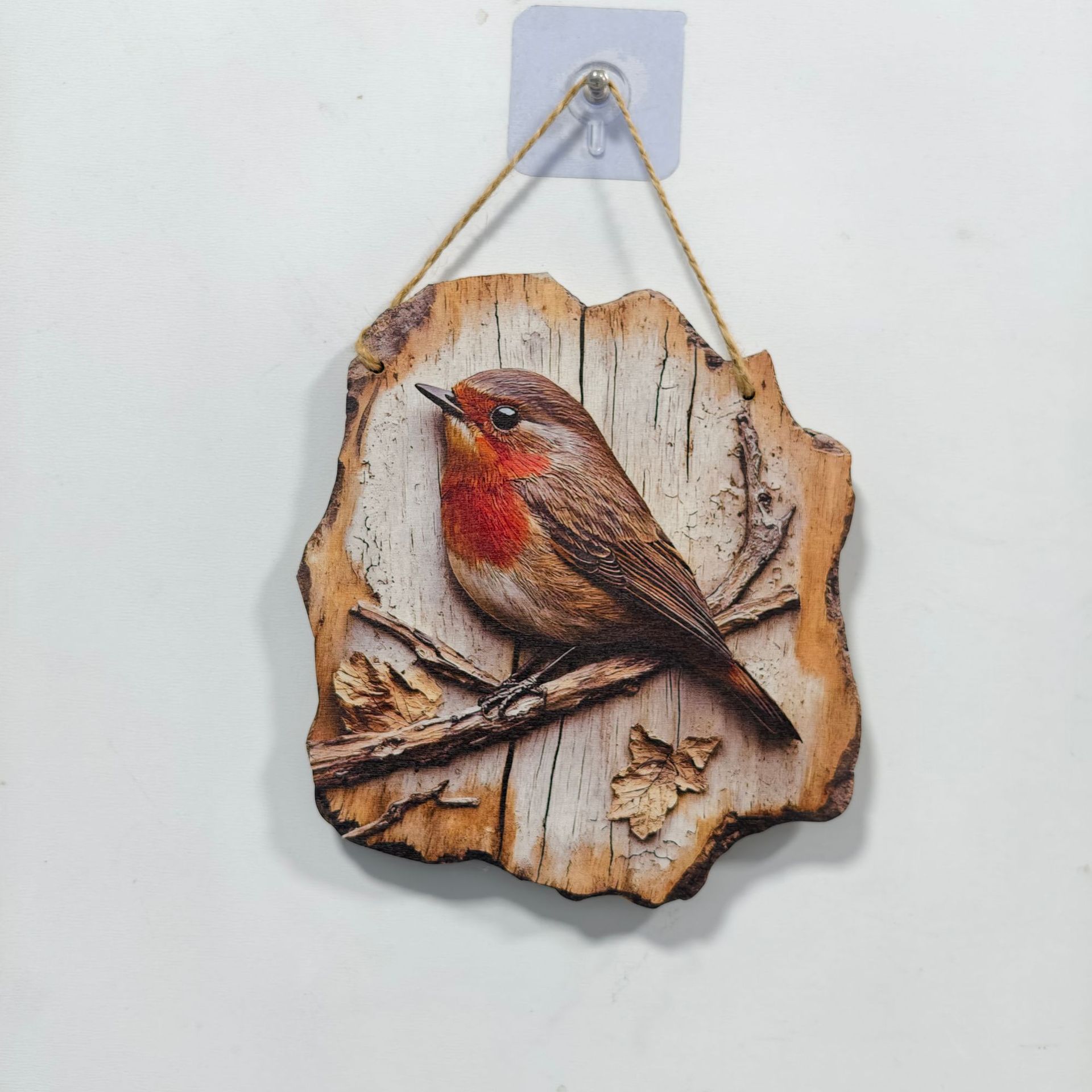 Colgantes de madera creativa transfronteriza pájaros 2D decoración de pared colgantes decoración listados decoración de artículos de fiesta artesanía