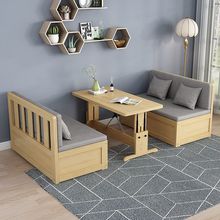 实木沙发床客厅可折叠多功能坐卧两用单人1.2m小户型1.5双人1.8米