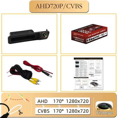 4K Ahd 1080P Car Vehicle camera - ahd720pcvbs-track-switching-golden-fisheye