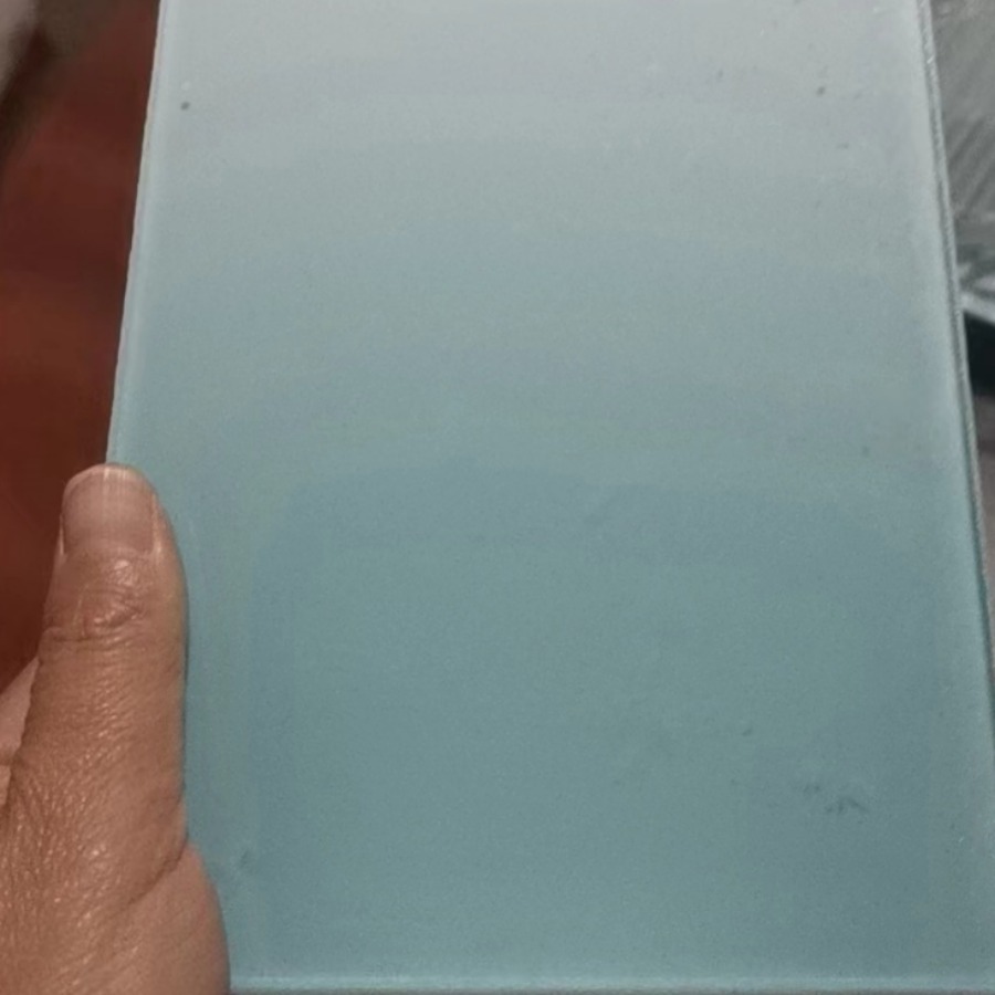 白色渐变彩色渐变玻璃5+56+6超白钢化 淋浴房隔断玻璃