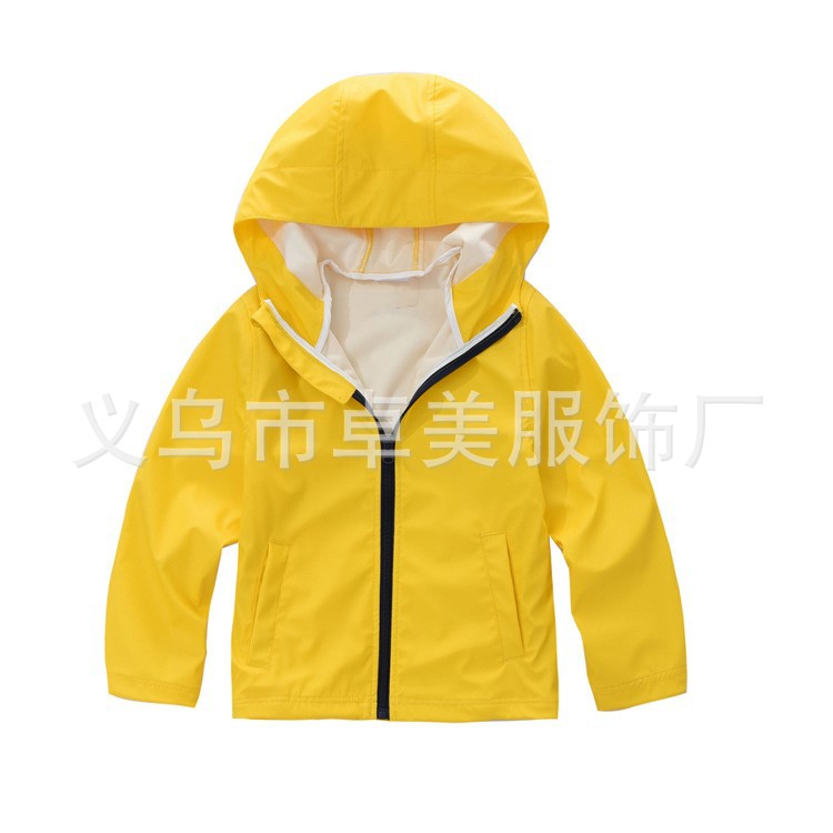 Polyurethane raincoat, jacket for boys