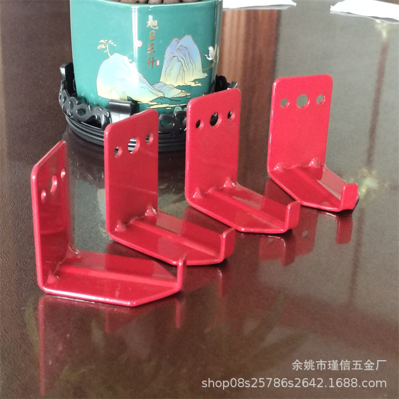 JINXIN Amazon Venta caliente extintor de incendios Soporte colgante universal de pared 4 piezas Gancho 12 tornillos de expansión rojo