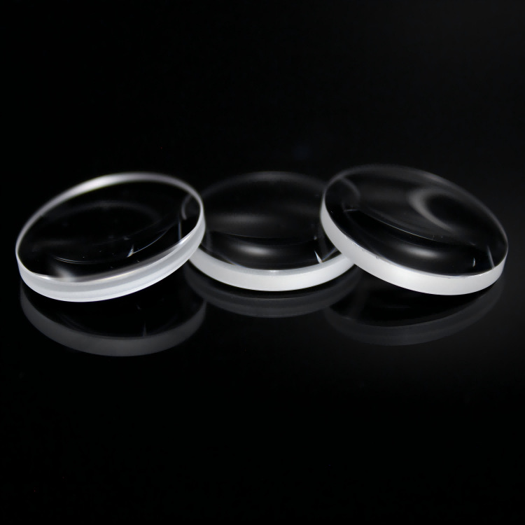 高透过率紫外氟化钙透镜双凸透镜用于紫外分光光度仪器