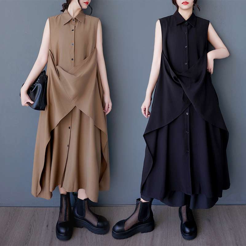 Summer elegant long fashionable dress sleevless