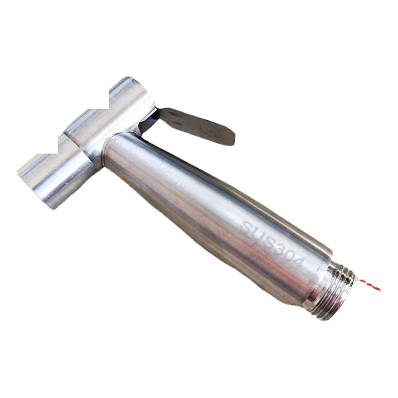 Оптовая Продажа с фабрики 304 аксессуар для туалета из нержавеющей стали черный пистолет-распылитель костюм бустер артефакт Туалет Женская насадка для чистки