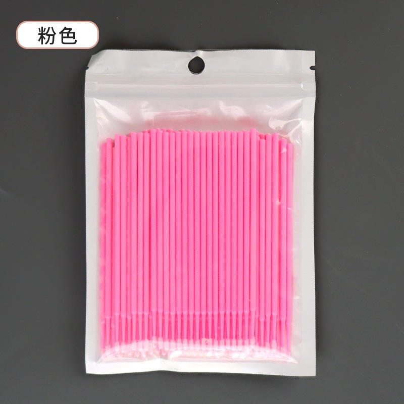 Microhisopos de Algodón Desmaquillantes 100 Piezas Algodón y PP Limpieza para Maquillaje de Ojos