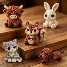 �羳��ƷPetite 3D Beaded Animal Craft Kit�ֹ�diy�����������b