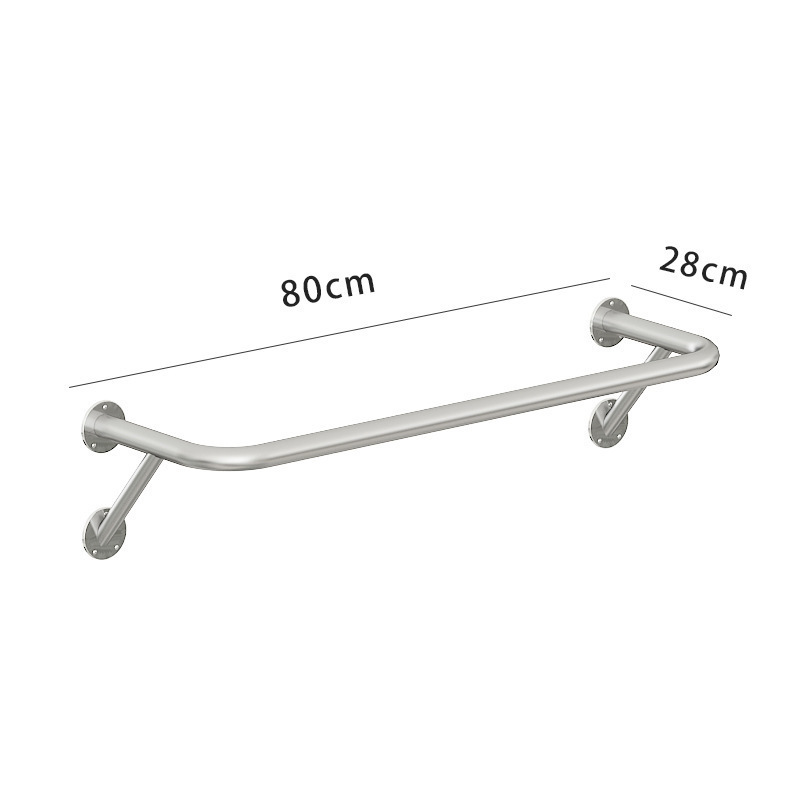 스테인레스 스틸 V 형 벽 프레임 길이 80cm-강한 하중 베어링