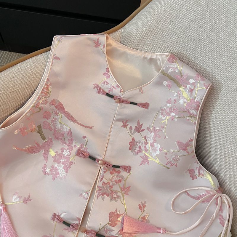 Silk spring vest