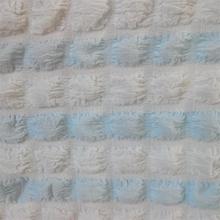 双色泡泡格 泡芙格布料 服装玩具抱枕鞋帽沙发套鞋帽面料