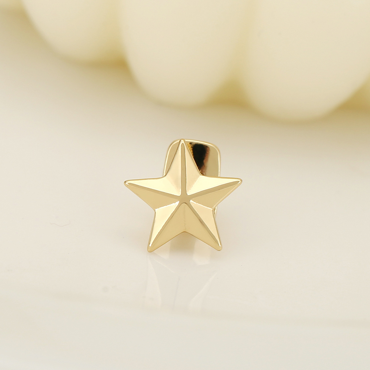 1 Piece Quantity Hip-Hop Star Copper Unisex Grillz