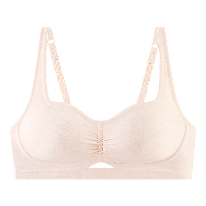 ミカンの中の木の粉の底の液体の下着の女性は跡がなくて、スチールリングの柔らかいサポートが集まって快適で透けないブラジャーの女性を支えます。