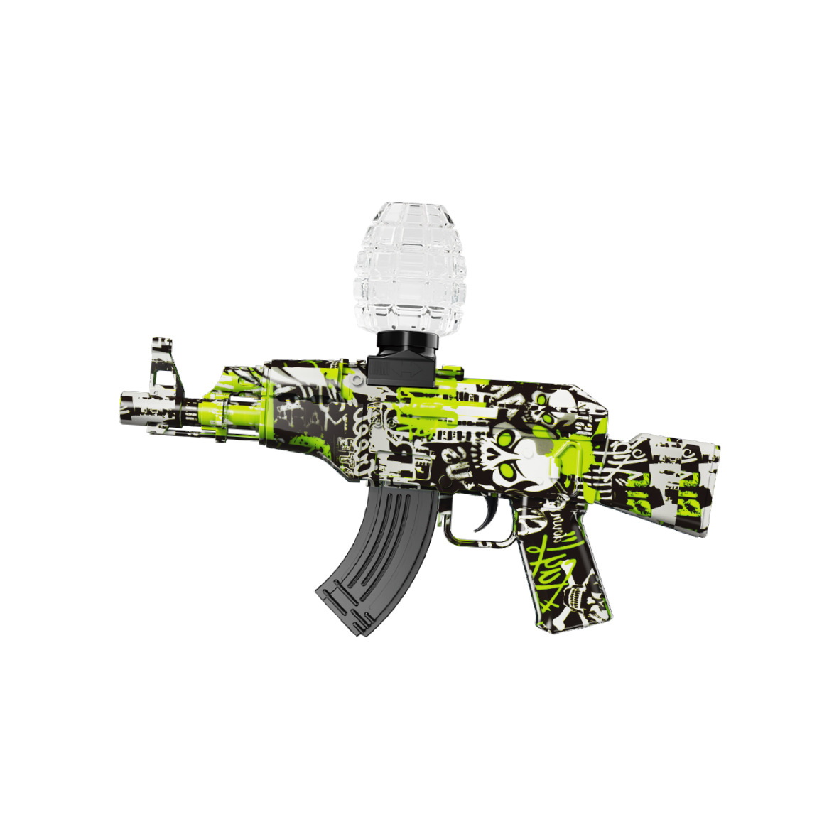 AK-graffiti green-3.7v-electric burst