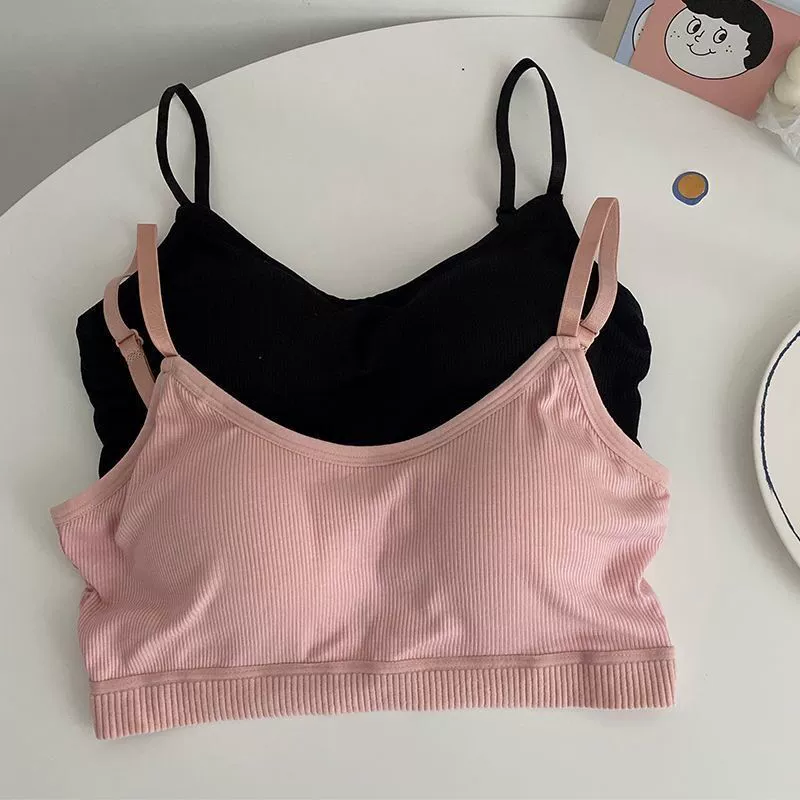 Wireless bra, top with cups, tube top for elementary school students, supporting protective underware, bra top, pregnant