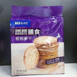 马卡红288g膳食粗粮饼干早餐充饥休闲解馋下午茶茶点零食批发