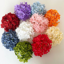 绣球花头场景布置装饰仿真花绢花花头花墙装饰花假花跨境花卉
