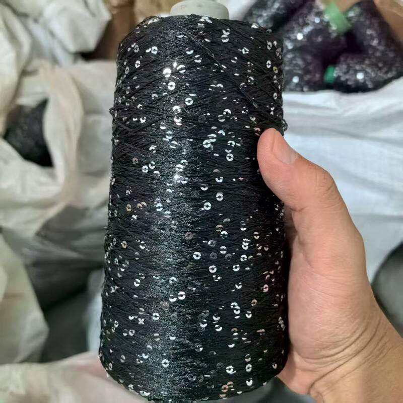 500g Sequin Yarn Mixed Thread Companion Thread Clearance Special Price Free Shipping Handmade DIY Knitting Crochet