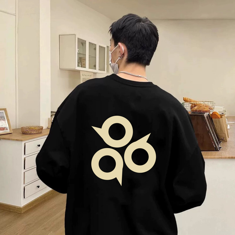 American high street ESSENTIALS fleece-lined crew neck sweatshirt for men and women, with lettering on the chest, suitable for couples American high street ESSENTIALS fleece-lined crew neck sweatshirt for men and women, with lettering on the chest, suitable for couples